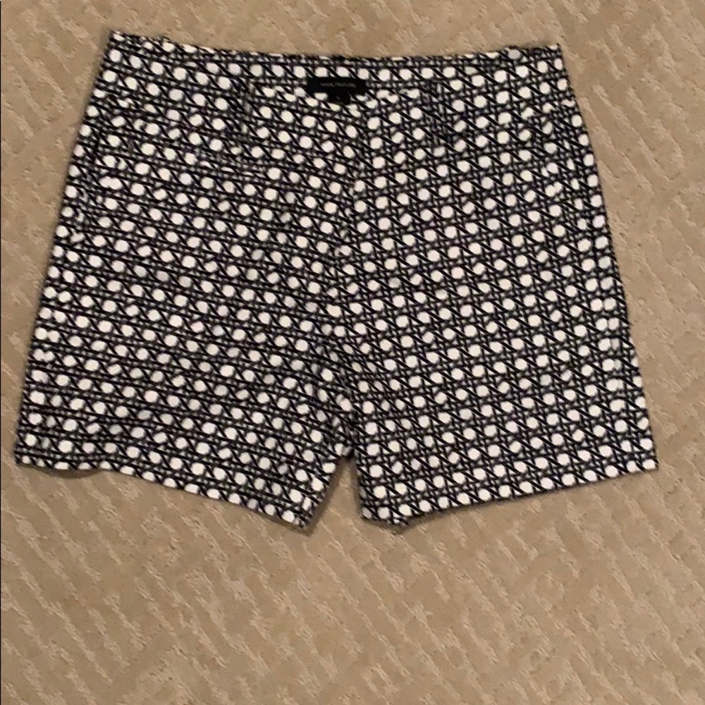 Dressy black and white shorts!